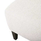 Ensemble fauteuil club et pouf Christopher Knight Home Gerald en bouclé contemporain