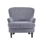 Ensemble fauteuil club et pouf Christopher Knight Home Gerald en bouclé contemporain