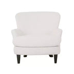 Ensemble fauteuil club et pouf Christopher Knight Home Gerald en bouclé contemporain