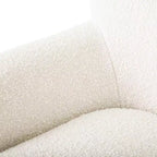 Ensemble fauteuil club et pouf Christopher Knight Home Gerald en bouclé contemporain