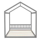Lit cabane en bois Whisen Queen Size, Lit Montessori de style minimaliste