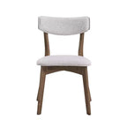 Chaises de salle à manger rembourrées en bois d'hévéa Willis de GDFStudio (lot de 4)