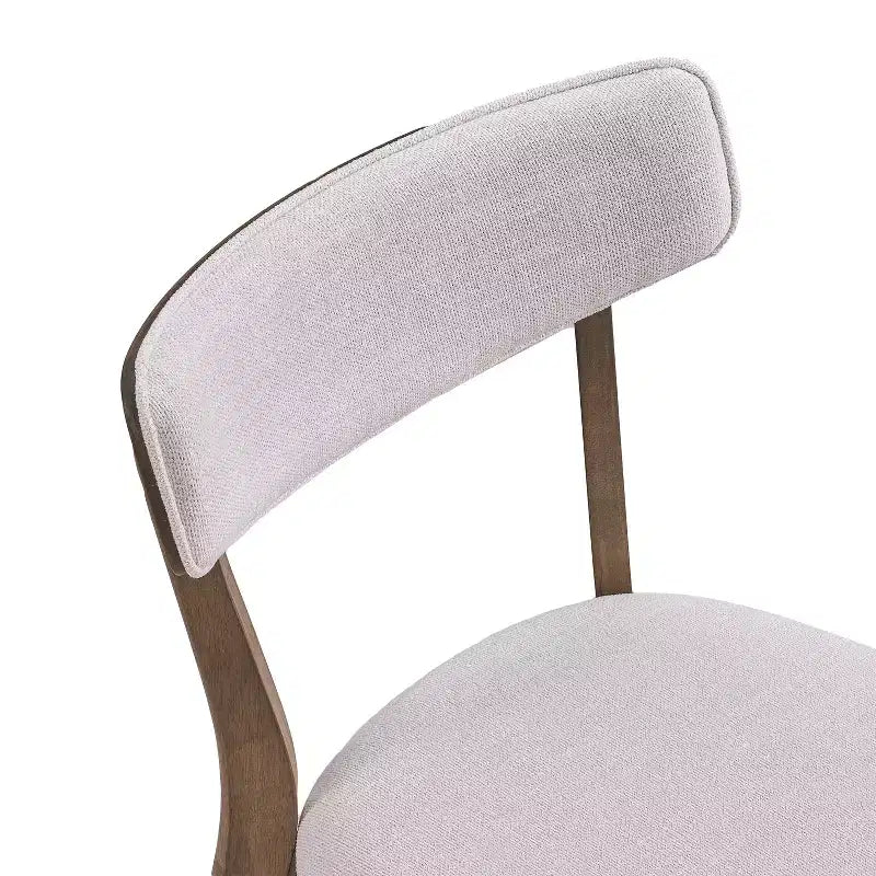 Chaises de salle à manger rembourrées en bois d'hévéa Willis de GDFStudio (lot de 4)