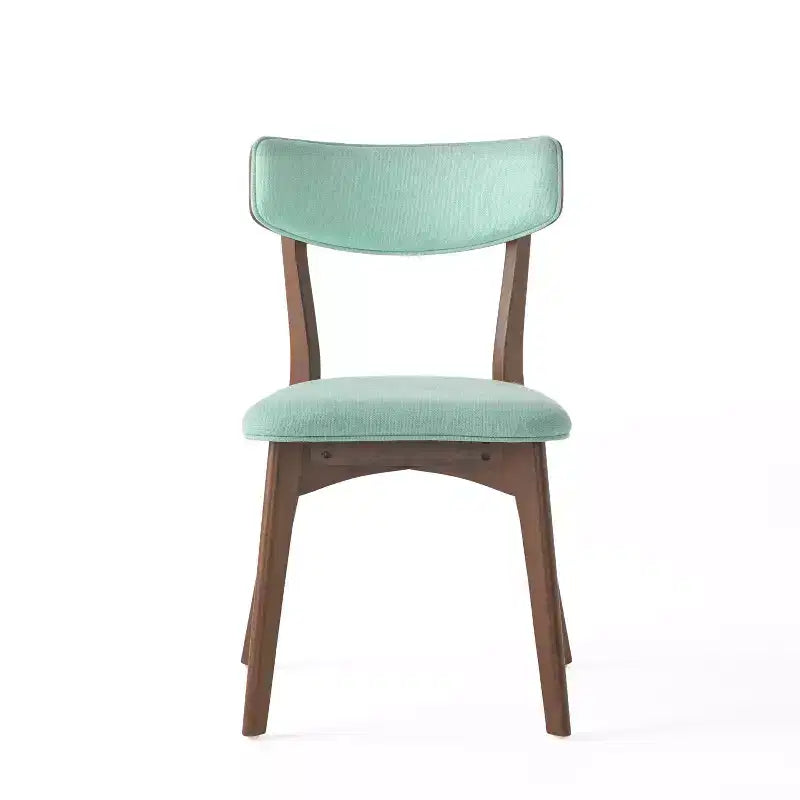 Chaises de salle à manger rembourrées en bois d'hévéa Willis de GDFStudio (lot de 4)