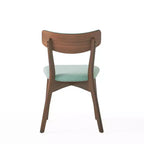 Chaises de salle à manger rembourrées en bois d'hévéa Willis de GDFStudio (lot de 4)