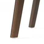 Chaises de salle à manger rembourrées en bois d'hévéa Willis de GDFStudio (lot de 4)