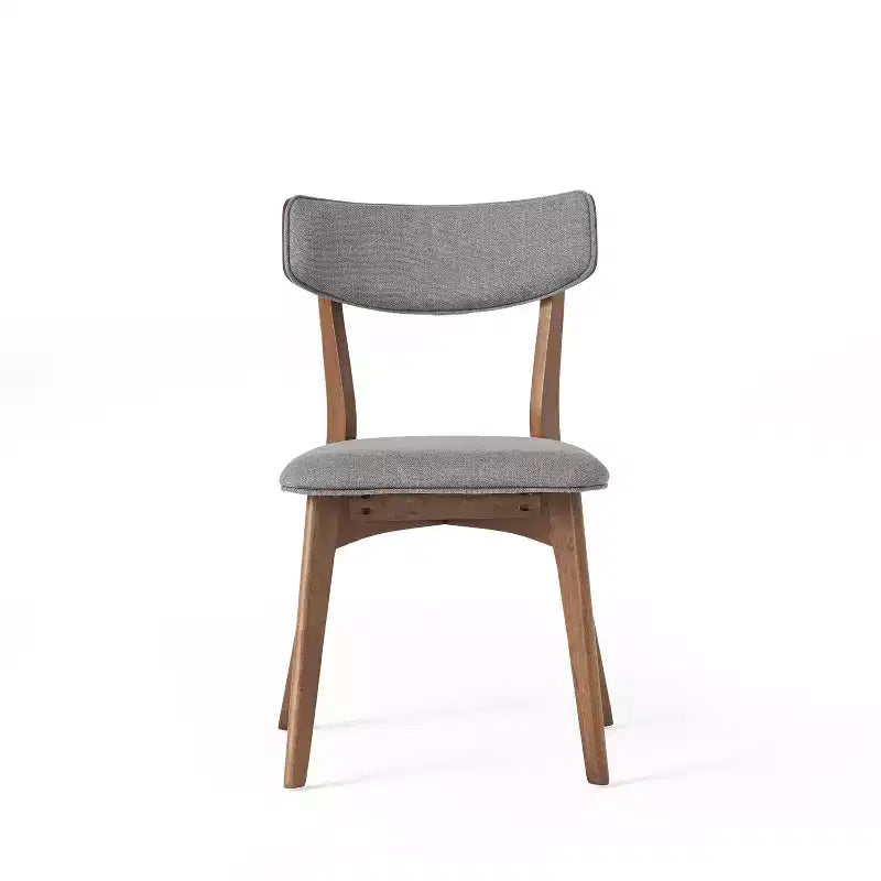 Chaises de salle à manger rembourrées en bois d'hévéa Willis de GDFStudio (lot de 4)