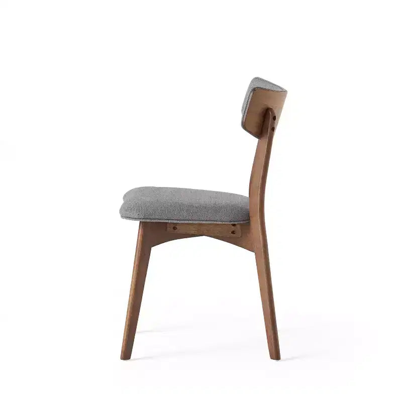 Chaises de salle à manger rembourrées en bois d'hévéa Willis de GDFStudio (lot de 4)