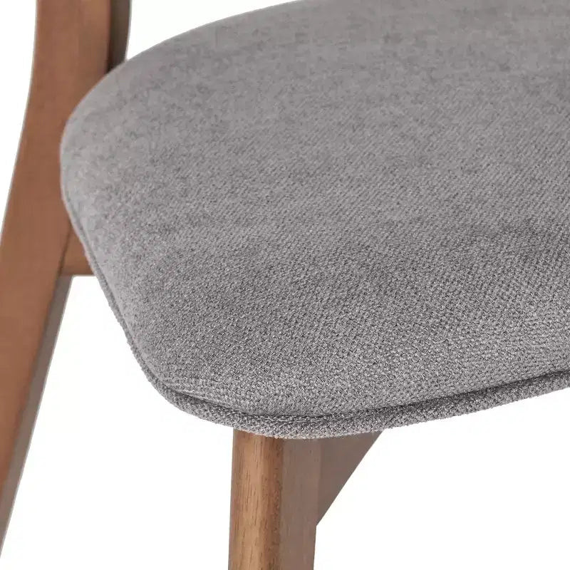 Chaises de salle à manger rembourrées en bois d'hévéa Willis de GDFStudio (lot de 4)