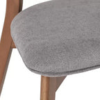 Chaises de salle à manger rembourrées en bois d'hévéa Willis de GDFStudio (lot de 4)