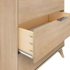 Commode à 3 tiroirs Plank+Beam avec poignée en laiton