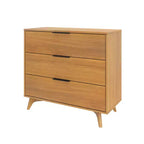 Commode à 3 tiroirs Plank+Beam avec poignée en laiton