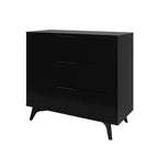 Commode à 3 tiroirs Plank+Beam avec poignée en laiton