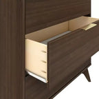 Commode à 3 tiroirs Plank+Beam avec poignée en laiton