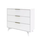Commode à 3 tiroirs Plank+Beam avec poignée en laiton