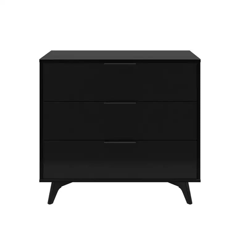 Commode à 3 tiroirs Plank+Beam avec poignée en laiton