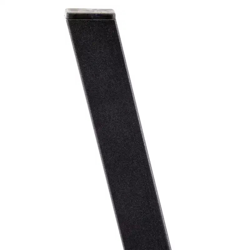 Tabouret de bar Elland LeisureMod en cuir rembourré - Tabouret de comptoir moderne avec pieds en fer et repose-pieds pour cuisine, bar et pub, lot de 2