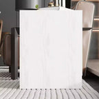 Famapy Table de chevet à deux tiroirs avec accent grain de bois, armoire de rangement verticale, table de chevet