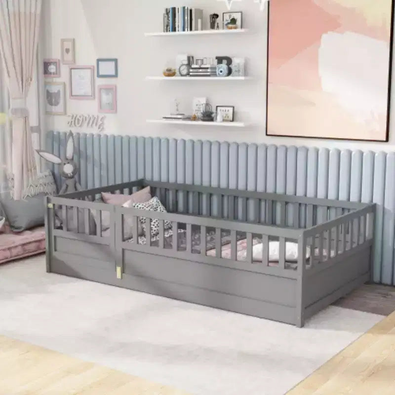 Lit une place compact et discret avec barrière intégrée ultra-sécurisée