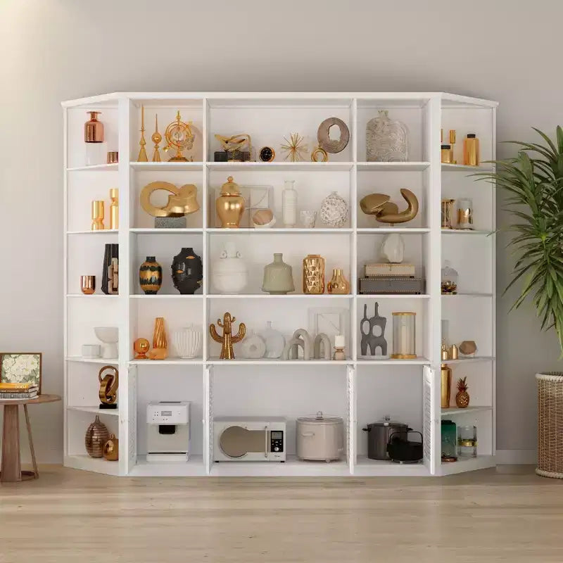Famapy Modular White Cabinet Redefine Home Organization and Style
