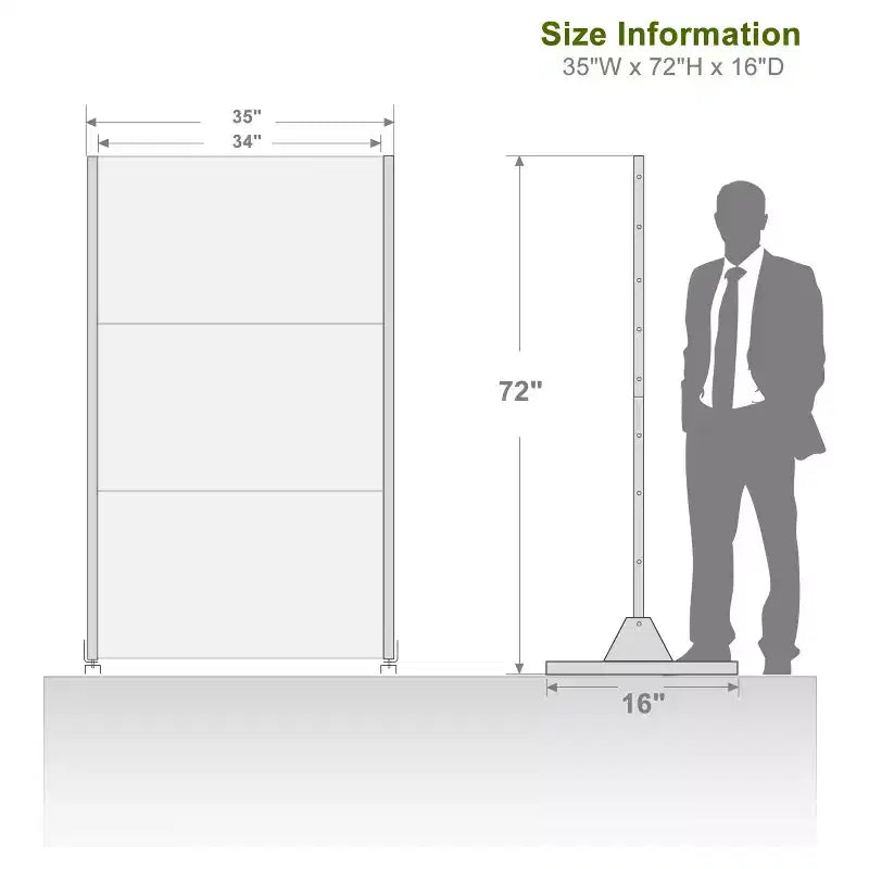 Panneau en acier galvanisé noir compact à chevrons | 183H x 90L x 40P cm