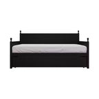 Lit de repos double en bois ChaletPosh avec lit gigogne