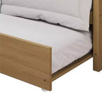 Lit de repos double en bois ChaletPosh avec lit gigogne