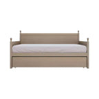 Lit de repos double en bois ChaletPosh avec lit gigogne