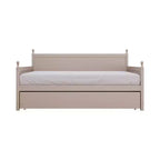 Lit de repos double en bois ChaletPosh avec lit gigogne