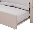 Lit de repos double en bois ChaletPosh avec lit gigogne