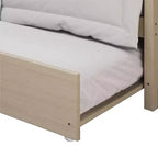 Lit de repos double en bois ChaletPosh avec lit gigogne