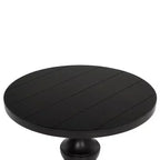 Table d'appoint ronde sur pied de style traditionnel Roundhill Furniture Caesar