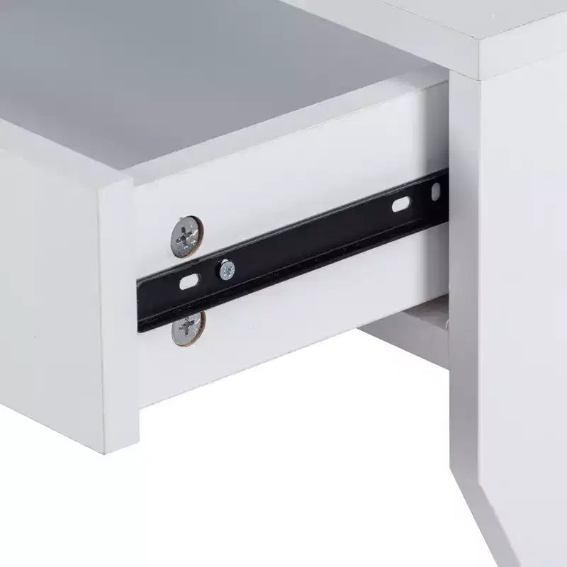 VECELO Coiffeuse avec Miroir Lumineux LED et Prise Électrique, Table de Maquillage avec 4 Tiroirs et Tabouret de Rangement, 3 Modes d'Éclairage Réglables pour Chambre à Coucher