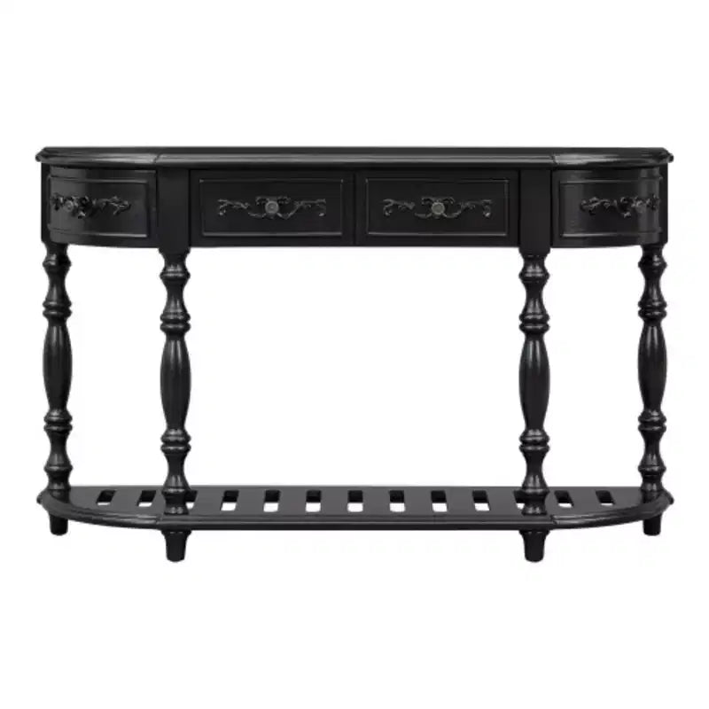 Console d'entrée : moderne et incurvée, avec de nombreux rangements