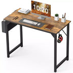 40 Inch Game Computer Desk with Storage, Home Office Modern Simple Style PC Table for Youth Student Adult