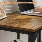 Bureau de jeu d'ordinateur de 40 pouces avec rangement, table PC de style simple et moderne pour bureau à domicile, pour jeunes étudiants adultes
