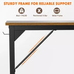 Bureau de jeu d'ordinateur de 40 pouces avec rangement, table PC de style simple et moderne pour bureau à domicile, pour jeunes étudiants adultes