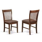 Ensemble de salle à manger Capri HomeStock avec 6 chaises de style rectangulaire 36x60