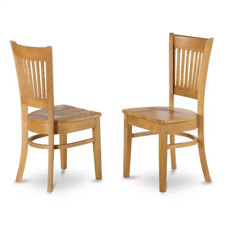 Ensemble de meubles de salle à manger rectangulaire HomeStock CAVA6 en chêne