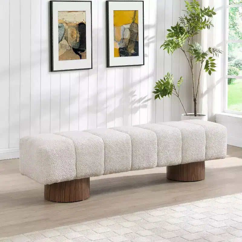 Banc de salle à manger multifonctionnel rembourré contemporain Christopher Knight Home Gale
