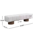 Banc de salle à manger multifonctionnel rembourré contemporain Christopher Knight Home Gale