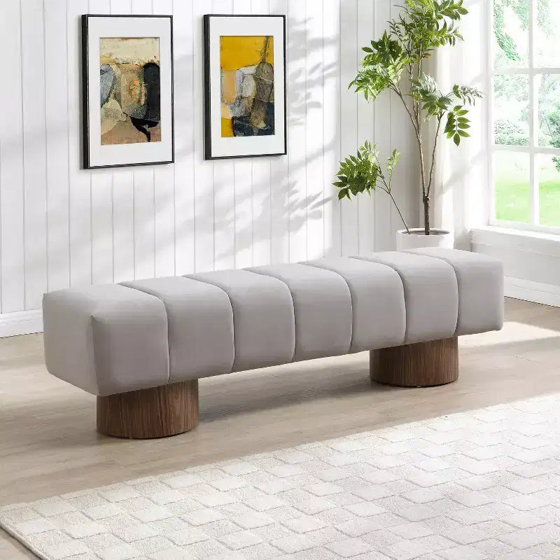 Banc de salle à manger multifonctionnel rembourré contemporain Christopher Knight Home Gale