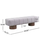 Banc de salle à manger multifonctionnel rembourré contemporain Christopher Knight Home Gale