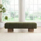 Banc de salle à manger multifonctionnel rembourré contemporain Christopher Knight Home Gale