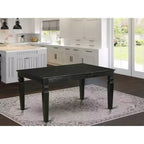 HomeStock on Rectangular Dining Table with 18 in butterfly Leaf