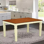HomeStock sur table à manger rectangulaire avec rallonge papillon de 18 po
