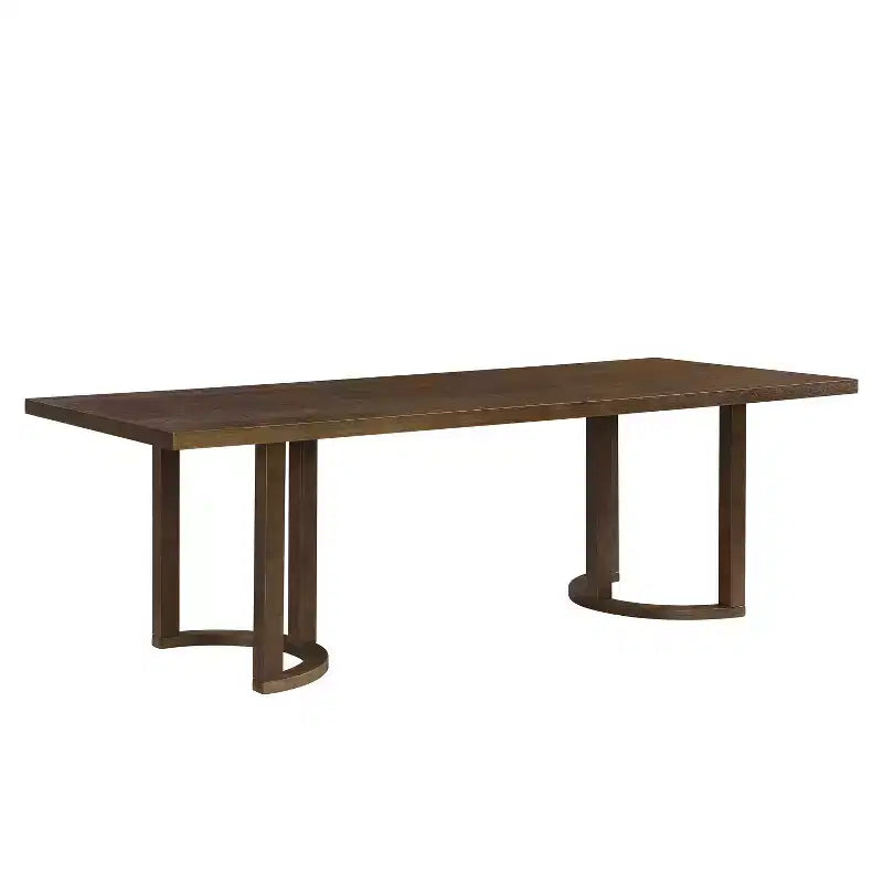 Christopher Knight Home Carissa Table à manger rectangulaire 8 places moderne en bois d'hévéa de 95 pouces