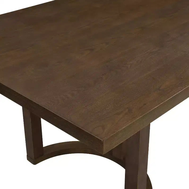 Christopher Knight Home Carissa Table à manger rectangulaire 8 places moderne en bois d'hévéa de 95 pouces