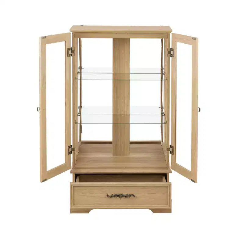 Meuble de Rangement AndMakers de 66 cm avec 1 Tiroir et 2 Portes Vitrées