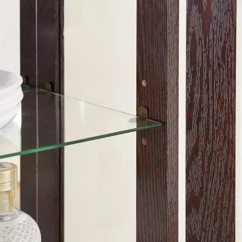 Meuble de Rangement AndMakers de 66 cm avec 1 Tiroir et 2 Portes Vitrées